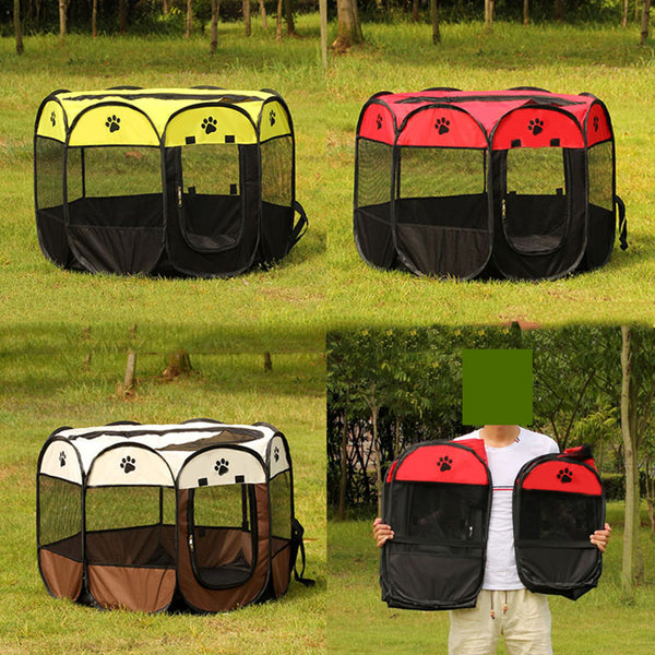 Octagonal Cage Dog Carrier